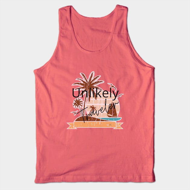 Unlikely Traveler Beach Scene Tank Top by unlikelylife